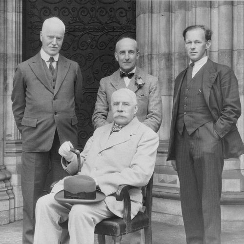 Edward Elgar at Hereford Cathedral in 1933