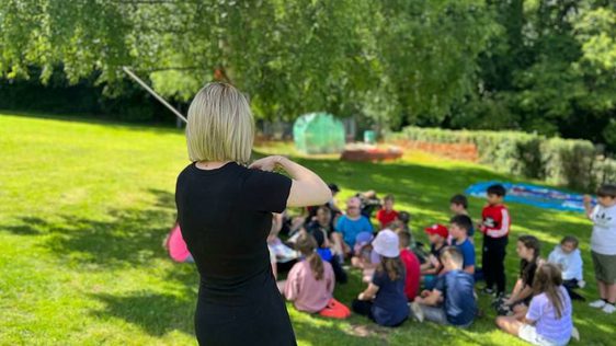 Children attend a Workshop