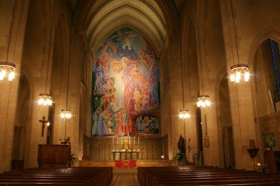 Church of st alban the martyr, holborn - Interior - Large mural