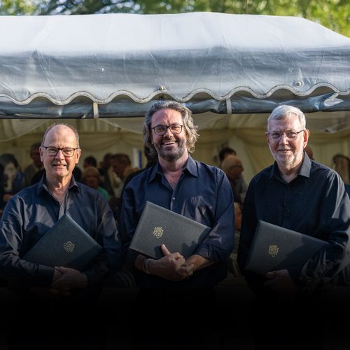 Three City Chairs smiling