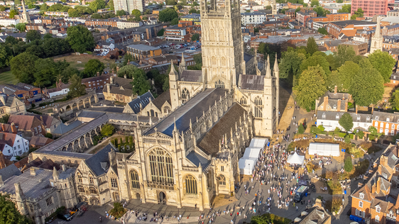 Gloucester Cathedral and Festival Village